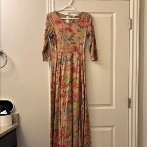 Floral Maxi Dress - Multicolor